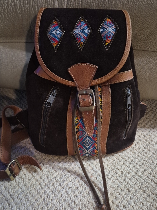Leather Vintage Packpack main image 7